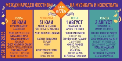 Международен фестивал на музиката и изкуствата JamOnTheRiver'25
